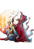 Red Hood chibi Halloween Illustration