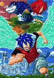 Okamirai 狼雷 Volume 1 Cover Illustration