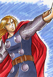 Thor (comic version) Copics Illustration