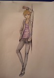 Kazuki (coloured) Illustration